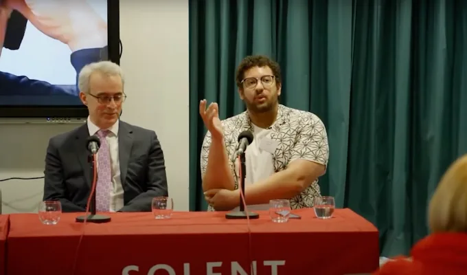 Panel discussion at Solent conference